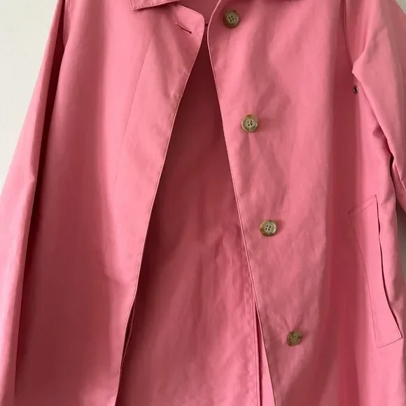 '90s Gap pink trench coat - Picture 4 of 5